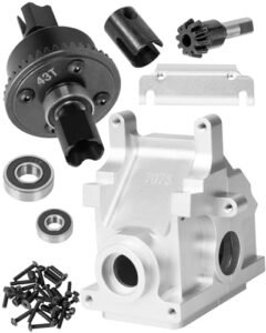 RCHuiWow RC Bulldozer D11 Gearbox Case Upgrades 7075 Alloy Aluminum Diff Housing for 1/7 and 1/8 Scale RC Models