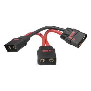BABUVYA QS8 Charge Lead 1 Female to 2 Male 8 Gauge Silicone Wire for New Bright RC Truck 1 8 Battery Charging and Jumper