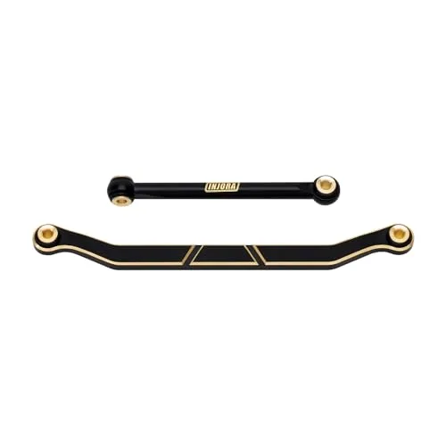 INJORA 11g Black Coating Brass Steering Link Compatible with 1/18 RC Crawler Redcat Ascent 18 Body