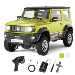 Terucle 1 16 Scale Fire Truck RC Model 4WD Officially Licensed Suzuki JIMNY Remote Control Car with Light Sound and Exhaust System