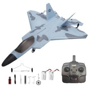 WLtoys A180 F22 2.4G 4CH 3D6G RC Airplane with LED Light Kits and Gyroscope Outdoor Toy Camouflage Design