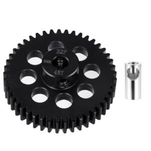 BRKRC Steel 32P 5mm Pinion Gear 39T 45T for Katana RC Truck and Traxxas Tamiya HPI Kyosho Losi 1 16 1 14 1 10 1 8 1 6 1 5 RC Car Truck Buggy