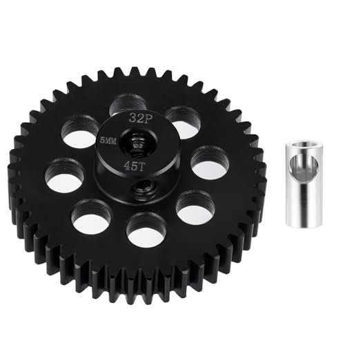 BRKRC Steel 32P 5mm Pinion Gear 39T 45T for Katana RC Truck and Traxxas Tamiya HPI Kyosho Losi 1 16 1 14 1 10 1 8 1 6 1 5 RC Car Truck Buggy