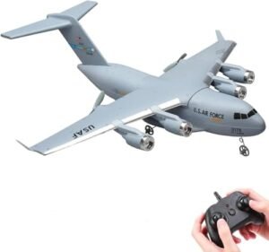 SkyMaster 2 Stroke RC Plane C17 2 Channels Remote Control Airplane Ready to Fly for Kids and Beginners