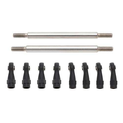 MEUS RACING 1/10 RC Crawler Stainless Steel Chassis Links Kit with RC Lighting Kit Compatibility for Traxxas TRX4 Axial SCX10 Tamiya CCO1 Redcat Gen8