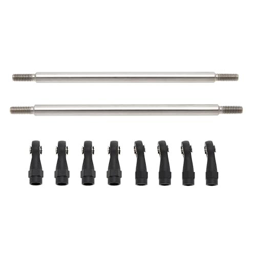 MEUS RACING 1/10 Links Steel Chassis Links Kit for Traxxas TRX4 Axial SCX10 Tamiya CCO1 Redcat Gen8 1/10 RC Crawler Shocks RC 100mm