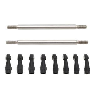 MEUS RACING 1/10 Links Steel Chassis Links Kit Compatible with Tamiya RC Shocks and Other 1/10 RC Crawlers