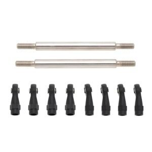 MEUS RACING 1 10 Links Steel Chassis Links Kit with RC Racing Shocks for Traxxas TRX4 Axial SCX10 Tamiya CCO1 Redcat Gen8 1 10 RC Crawler 65mm