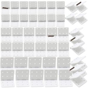 Ltvystore 75Pcs 3Sizes White Pinned Hinge with Removable Split Pins for Dynam RC Airplane Parts DIY Accessories