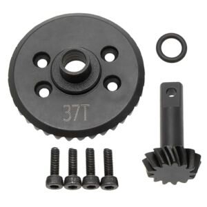 MEUS RACING Slash 4x4 Diff Gear 13T 37T Front Diff Gears Kit Compatible with Eagle Racing RC Traxxas 4X4 Slash 4 Tec F150 Hoss Rustler Stampede XO 1 Fiesta GR Supra