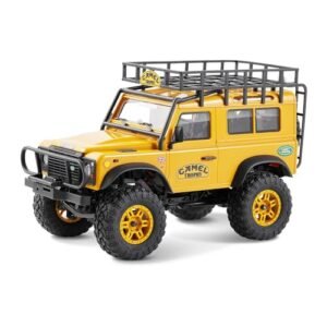 BEEZRC FMS 1/24 RC Trophy Truck FCX24M Land Rover Camel Trophy Edition Licensed 4WD Rock Crawler 2.4Ghz Hobby Grade Mini Off Road Vehicle Defender 90