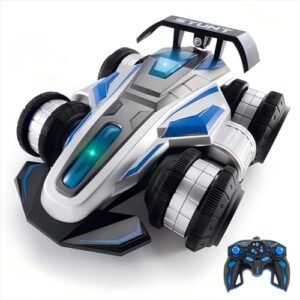 YEMIAI RC Willey Upright Freezer Remote Control Stunt Car 360 Spin Drift 4WD Off Road with Lights and Music