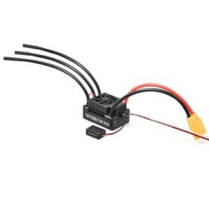 TOYTENSI 120A RC Car ESC Sensorless Waterproof Brushless ESC with XT90 Plug for 1/10 Scale RC Short Course Truck Buggy