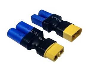 BABUVYA EC5 to XT60 Adapter XT60 to EC5 Connector Without Wires for Yamaha Crosscore RC Battery
