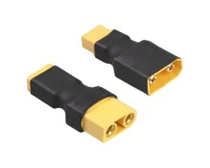 BABUVYA XT60 to XT90 Adapter Connector for RC Hobbies Indo Enthusiasts XT60 to XT90 Male Female No Wire RC Drone Battery Adapter