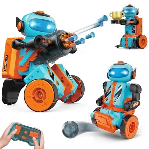 Kyanio RC Universe 3 in 1 Charger STEM Robot Building Kit for Kids Ages 8 12+ Remote Control Programming Science Toy