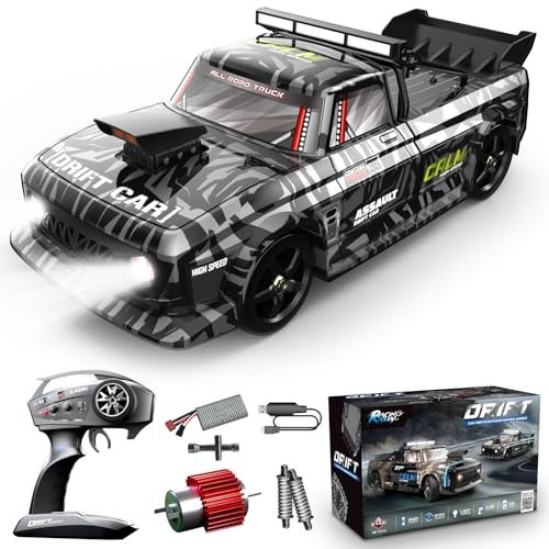 YUAN PLAN Scale RC Drift Car with ICMA RC 457 Deferred Compensation Plan 2.4Ghz 4WD Gyro LED and 2 Rechargeable Batteries