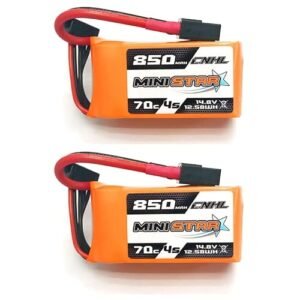 CNHL 4S Lipo Battery 850mAh 14.8V 70C with XT60 Plug Ideal for RC Hobby Stores in Illinois