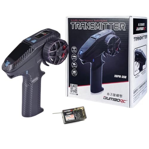 DUMBORC X6PM 350 Trainer RC Transmitter with X6FP Receiver Wireless Remote Controller for RC Cars Trucks Crawlers Racing Boats Tanks