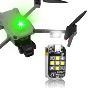 FAA RC Plane License Compliant Drone Strobe Light Anti Collision Rechargeable Flash Signal Lamp for DJI Air 3S Mini 4 Pro Avata 2 Neo Mavic 3 Mini 3 Pro