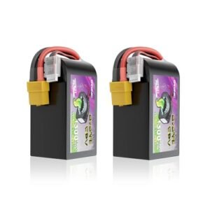 OVONIC 5S 1300mAh Lipo Battery 18.5V 130C Battery with XT60 Plug for RC Car Truck RC Vehicles Boat Drone RC Airplane Quadcopter Helicopter FPV Racing Hobby Models [1 Package Including 2 Batteries]