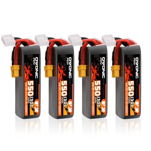 OVONIC 3S 550mAh Lipo Battery 11.1V 130C with XT30 Plug for RC Vehicles Including Roblox Ro Ghoul RC Codes