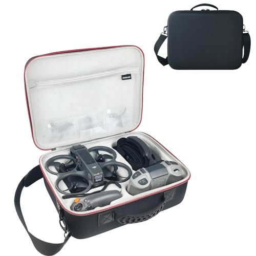 Fuimllar Avata 2 Hard Carrying Case for DJI Avata 2 Fly More Combo with 3 Batteries and Accessories