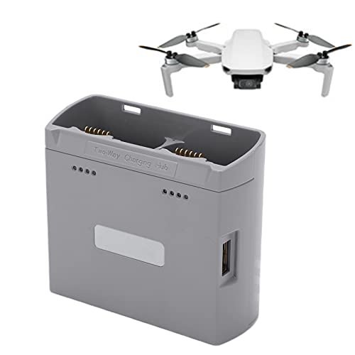 DJI Mini 2 Mini SE Intelligent Dual Battery Charger with USB Power Bank Function Black