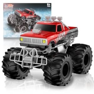 Carox Remote Control Truck Sport Theme Red ABS Battery Powered