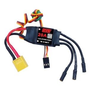 DYS 20A Brushless ESC for RC Helicopter with Rockets 2 4S Lipo with XT60 and 3.5mm Plug
