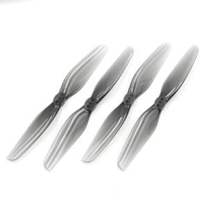 SPARKHOBBY 8 Pairs HQ Durable 4X2.5 4025 Grey CW CCW Poly Carbonate Propeller 4 Inch 2 Blade 1.5mm Shaft for RC FPV Quadcopter Drone