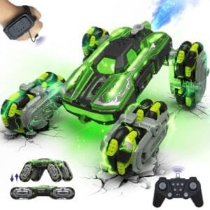 LECPOP 10 HP RC Car 8WD Remote Control Stunt Car with Gesture Sensing for Kids Ages 6 7 8 9 10 11 12 13 14