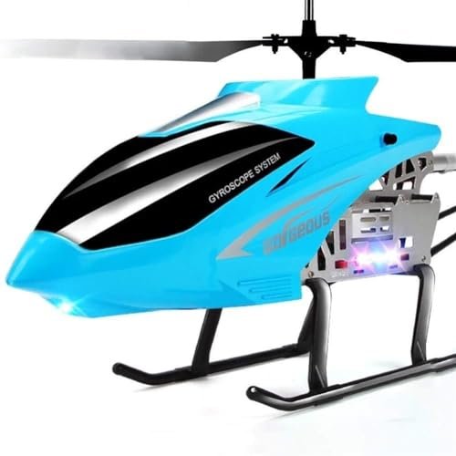 YUEQISM Large RC Helicopter Crashes Resistant 3.5 Channels Remote Control Helicopter with LED Light for Night Flying