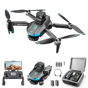 Authticar S9S Hummingbird RC Plane with UHD 4K EIS Anti Shake Dual Camera and 2 Axis Gimbal for Adults