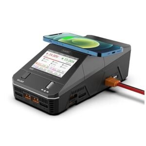ToolkitRC Q6AC Charger AC 400W DC 1000W 4 Channel Output with Built in 65W USB A Type C Output for LiPo NiMH PB Batteries