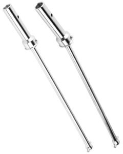 BRCatWPark 1/5 Scale RC Hydroplane Drive Shaft Axles Upgrades Part for Arrma KRATON 8S BLX Outcast 8S BLX 45 Steel Front Rear Driveshaft CVD Hop up Silver 2PCS