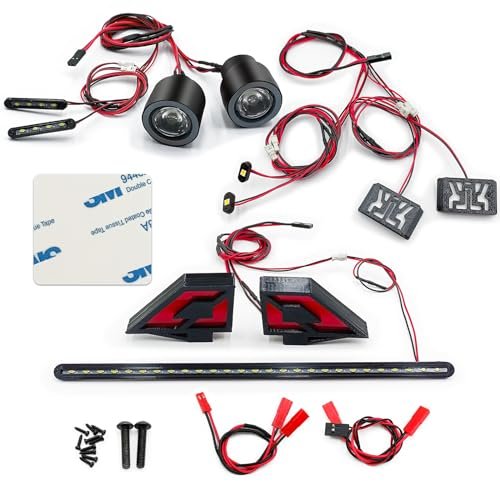 WEFEINO Hot Wheels RC Car Conversion Kit LED Light Set for 1/7 Felony 6S Model Upgrades