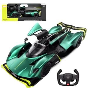 HTLNUZD 2024 RC Model Car 1/14 Scale Remote Control Car for Aston Martin Valkyrie AMR Pro with Lights Alloy Vehicle Adult Collectible