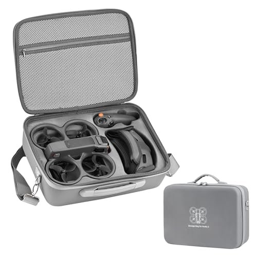 O'woda Case for DJI Avata 2, Goggles 3, RC Motion 3, Drone Carrying Case Hard Shell Bag for DJI Avata 2 Fly More Combo 3 Batteries, Avata 2 Accessories