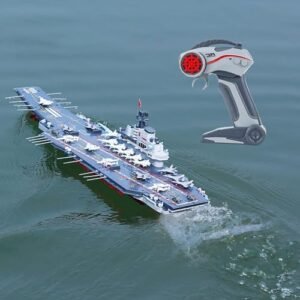 RC Boat, 30KM/H High Speed RC Aircraft Carrier, 2.4Ghz Simulated Electric RC Battleship, 26.7 Inches 1:438 Scale Water Remote Control Aircraft Carrier, Gift for Adults and Children