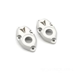 Vanquish Products Aluminum F10 Rear Portal Cover Clear Machined Aluminum