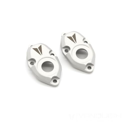 Vanquish Products Aluminum F10 Rear Portal Cover Clear Machined Aluminum