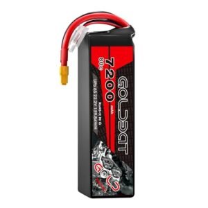 GOLDBAT LiPo Battery 6S 7200mAh 22.2V 80C with XT60 Connector for King Kong CA10 RC Truck and Hobby Models