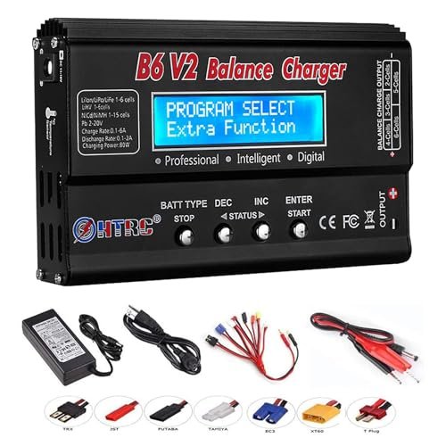 B6V2 LiPo Battery Charger Balance Fast Charger Discharger 80W 2A for LiPo Li ion Life Battery 1 6S NiMH NiCd 1 15S RC Hobby Batteries at Your Closest RC Hobby Store