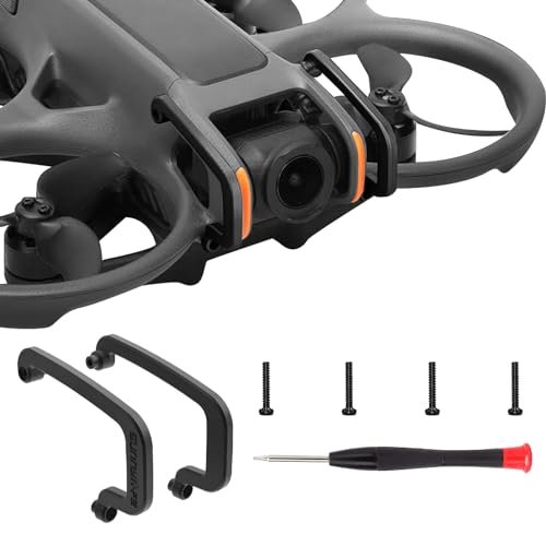 DJI Avata 2 Drone Aluminum Alloy Gimbal Bumper Guard Anti Collision Camera Lens Protector Black