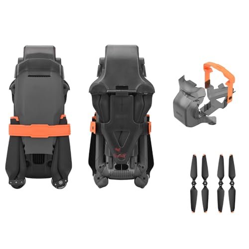 DJI Mavic 3 Pro Propellers and Holder Lens Cover Gimbal Accessories Orange Low Noise Blades
