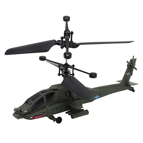 Fockety RC Helicopter Flying Lessons Induction Aircraft Toy with Stable Flying Auto Power Off USB Rechargeable Soft Blades for Kids Over 8 Years Old Green