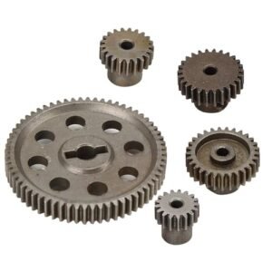 Acouto Tt02 Differential Main Metal Spur Gear Set 64T 17T 21T 26T 29T for Carson RC Truck Trailers and Brontosaurus 1/10 Truck 94111