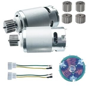 Fisher Price Power Wheels RC Upgrade 2PCS 24V RS555 35000RPM High Speed 15T Motor