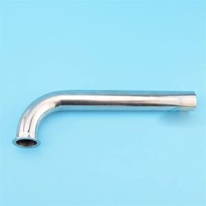 Stainless Steel 90 Degree Header 7/8 22mm Height 40mm 50mm 60mm for Zenoah Gas Marine Engine Rc Boat (Size : H 60mm)